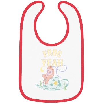 Discover FROG YEAH Funny Cute Frog Bibs