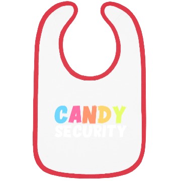 Discover Candy Security Funny Halloween Costume For Parents Bibs