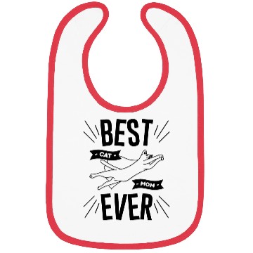 Discover best cat mom ever animals cute lovely cat Bibs
