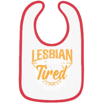 Discover Lesbian Single Pride Bi Gift Idea Bibs
