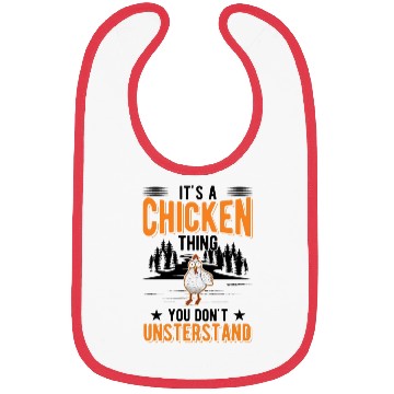 Discover It's A Chicken Thing Chickens Bibs
