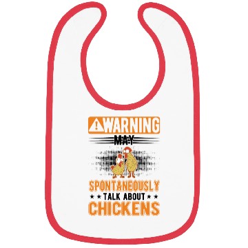 Discover May Spontaneously Talk About Chickens Bibs