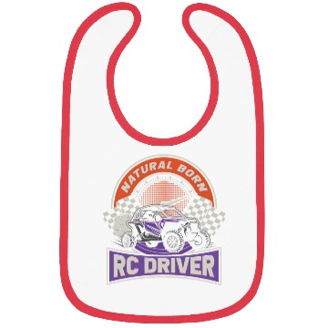 Discover Natural Born RC car Driver Racer Remote Controlled Bibs