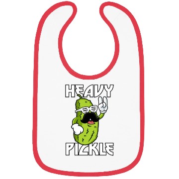 Discover Heavy Pickle Metal Fan Metalhead Bibs