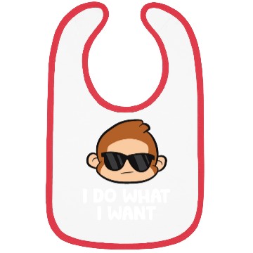Discover Monkey Lover I Do What I Want Funny Monkey Bibs