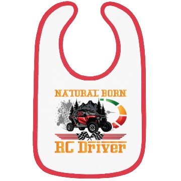 Discover Natural Born RC car Driver Racer Remote Controlled Bibs