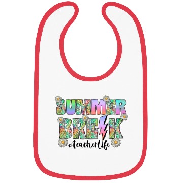 Discover Summer Break Teacher Life Bibs