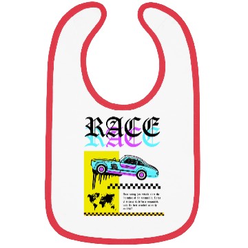 Discover Race Car Bibs