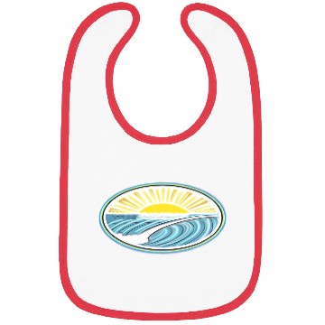 Discover Surf Sunrise Oval Bibs