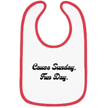 Discover Cause Sunday Fun Day Bibs