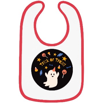 Discover Cute Halloween ghost Bibs