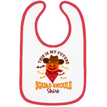 Discover Cowboy Halloween Future Squad Ghouls Skeleton Bibs