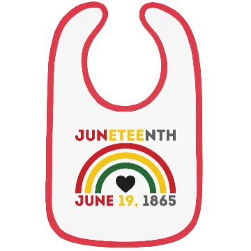 Discover JUNETEENTH June 19th Black African American Day Bibs