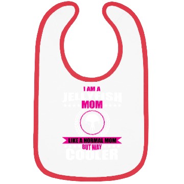 Discover Funny Jellyfish Mom Bibs