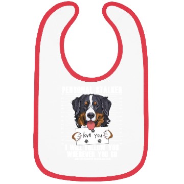 Discover Bernese Mountain Dog Stalker Cartoon Bibs