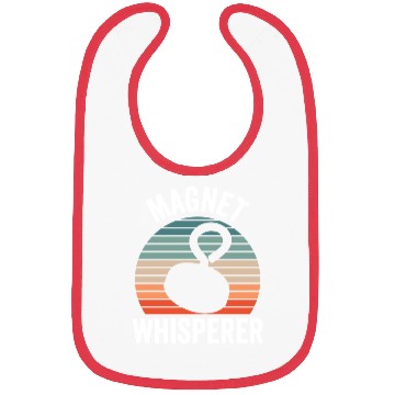 Discover Magnet Whisperer Fishing Magnets Fisher Fisherman Bibs