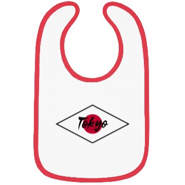 Discover Tokyo Japan Badge Bibs