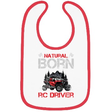 Discover Natural Born RC car Driver Racer Remote Controlled Bibs