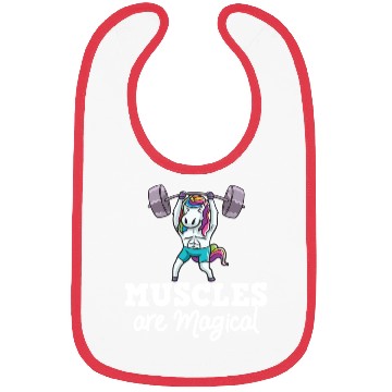 Discover Unicorn Muscle Workout Fitness Training Sport Gym Bibs