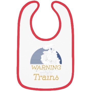 Discover Train Lover Locomotive Bibs