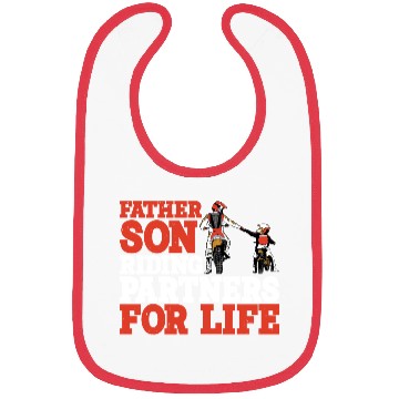 Discover Father Son, Riding Partners For Life 3 Bibs