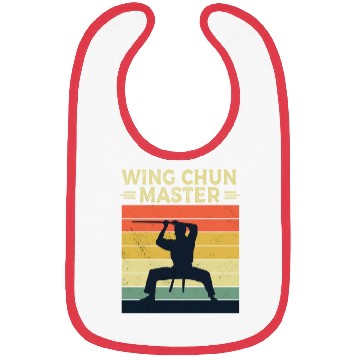 Discover Wing Chun Master Martial Arts Fighter Coach Bibs