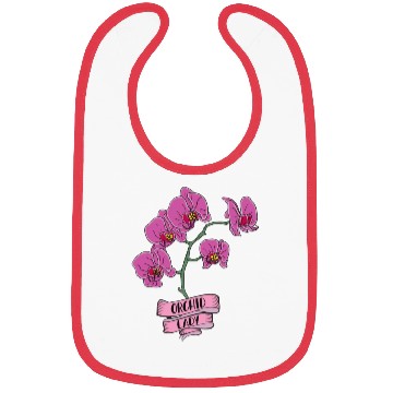 Discover Orchid Plant Lady Cartoon Bibs