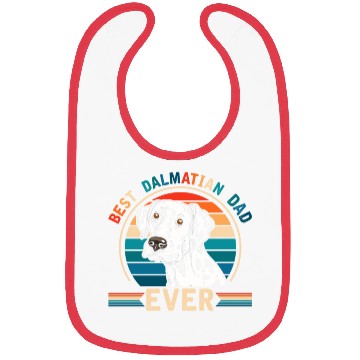 Discover Best Dalmatian Dad Dog Lover Bibs