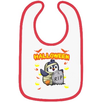 Discover My First Halloween Scary Hallow's Eve Birthday Bibs