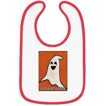 Discover La Fantasma Ghost Card Mexican Lottery Card Bibs