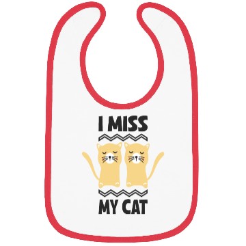 Discover I MISS MY CAT Design Bibs
