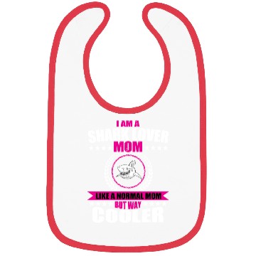 Discover Shark Lover Mom Bibs