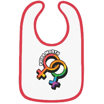 Discover Pride Month LGBTQ Sticker Bibs