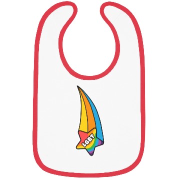 Discover Pride Month LGBTQ Sticker Bibs