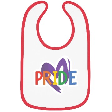 Discover Pride Month LGBTQ Sticker Bibs