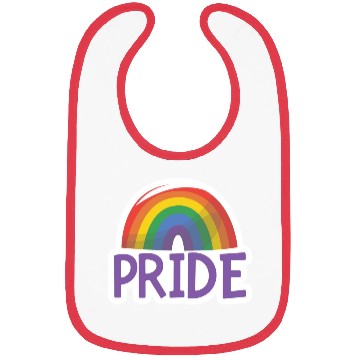 Discover Pride Month LGBTQ Sticker Bibs