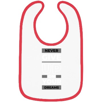 Discover NEVER GIVE UP Bibs