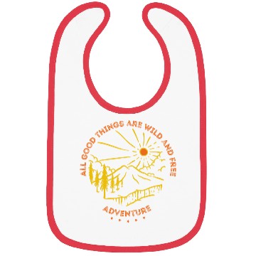 Discover All Good Things Are Wild & Free Adventure Bibs