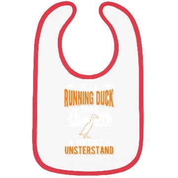 Discover It's A Running Duck Thing Bibs