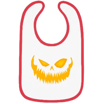 Discover Jack O Lantern Spooky Pumpkin Face Halloween Bibs