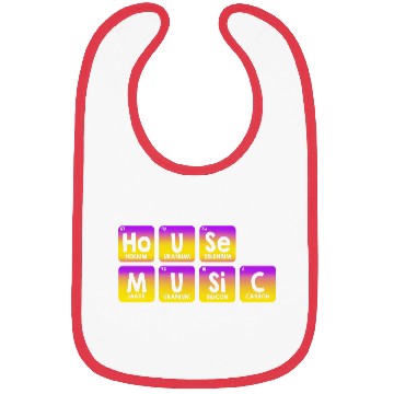 Discover Periodic Table Science Techno House Music Bibs