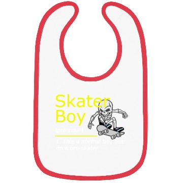 Discover Skater Boy Bibs