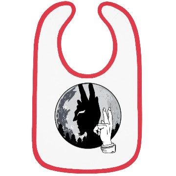 Discover Devil Shadow Puppet Evil Satan Lucifer Anrtichrist Bibs