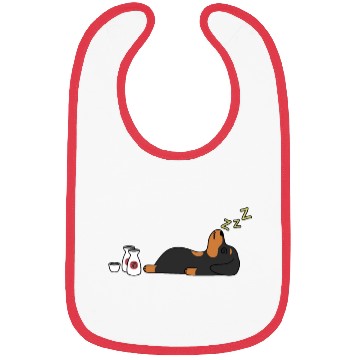 Discover Dachshund Sake Drunk Bibs