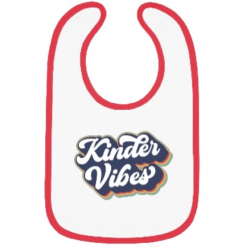 Discover Kinder Vibes Teacher School Time Fun Bibs