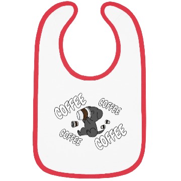 Discover Great Dane Drinking Coffee Bibs