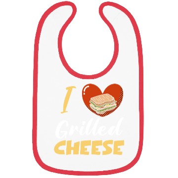 Discover I Love Grilled Cheese Bibs
