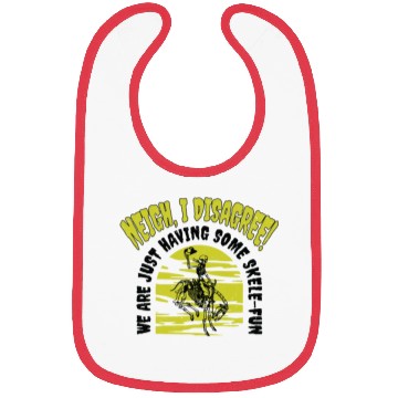 Discover Halloween Cowboy Skeleton Fun Horse Riding Bibs