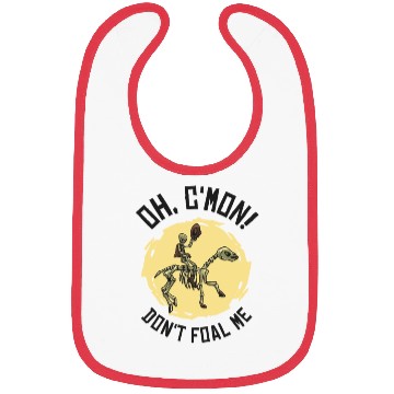 Discover Halloween Cowboy Skeleton Foal Horse Riding Bibs