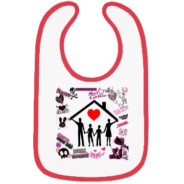 Discover family love forever Bibs